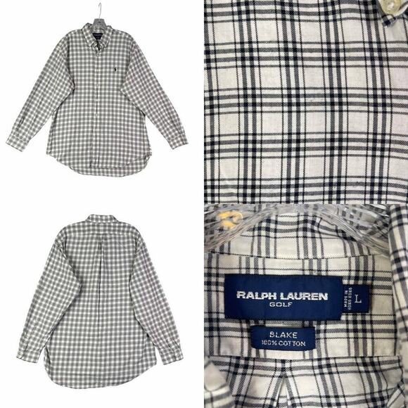 Polo Ralph Lauren Other - Polo Ralph Lauren Shirt Golf Mens Large L Plaid Check LS Button Down